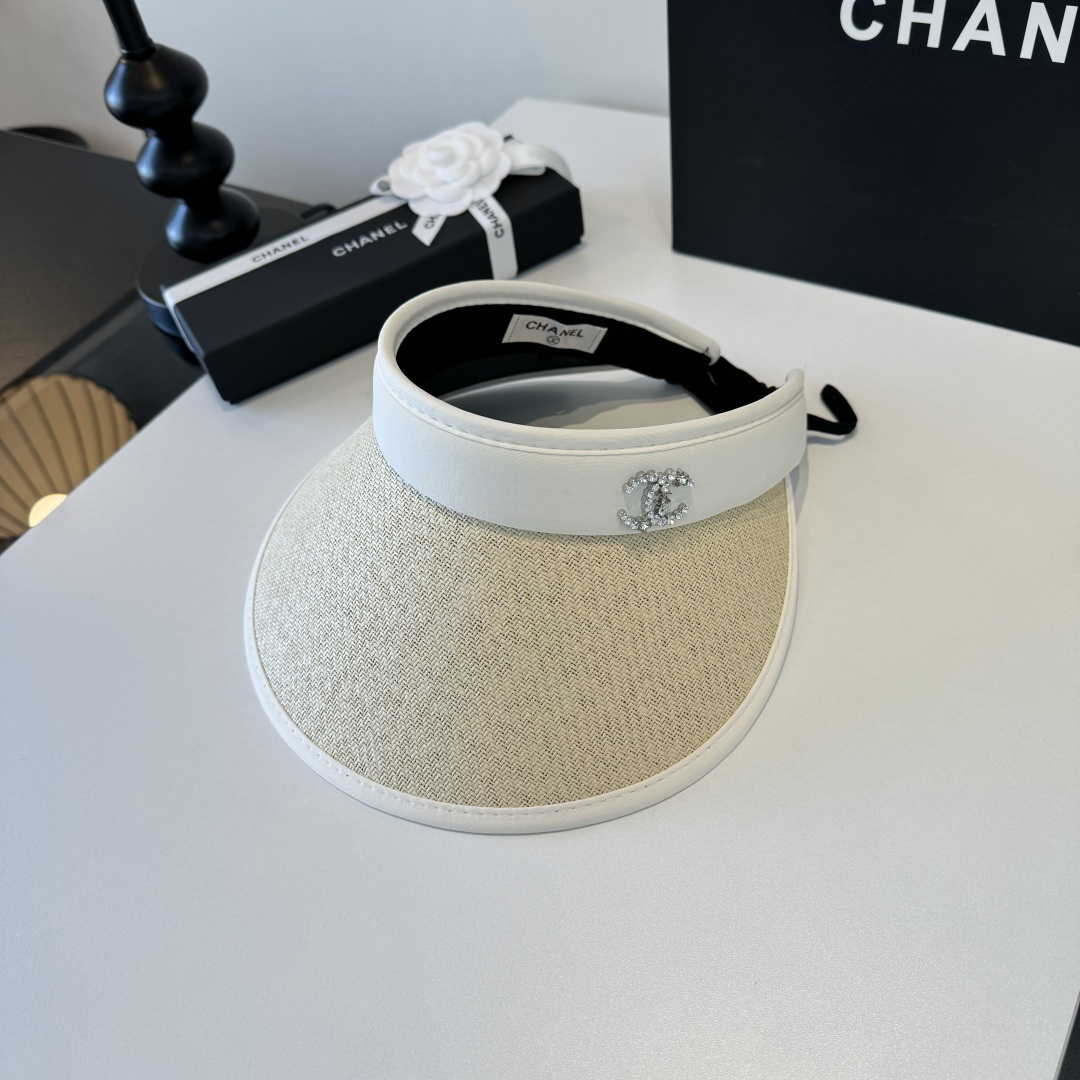 Chanel Chanel香奈儿空顶遮阳帽，发箍，可折叠