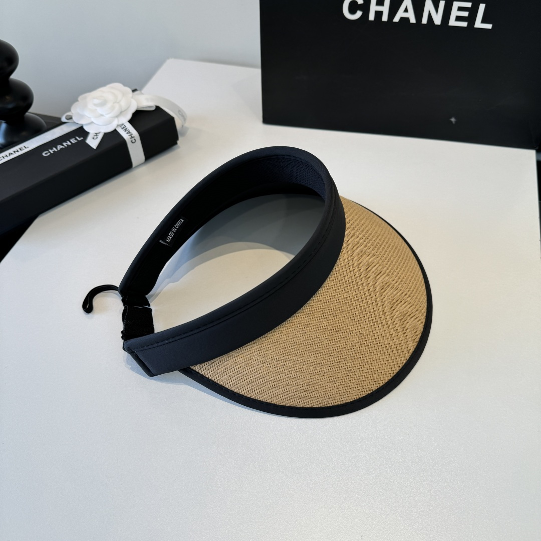 Chanel Chanel香奈儿空顶遮阳帽，发箍，可折叠