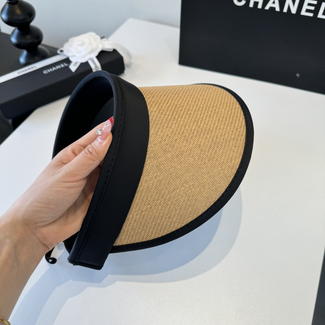 Chanel Chanel香奈儿空顶遮阳帽，发箍，可折叠