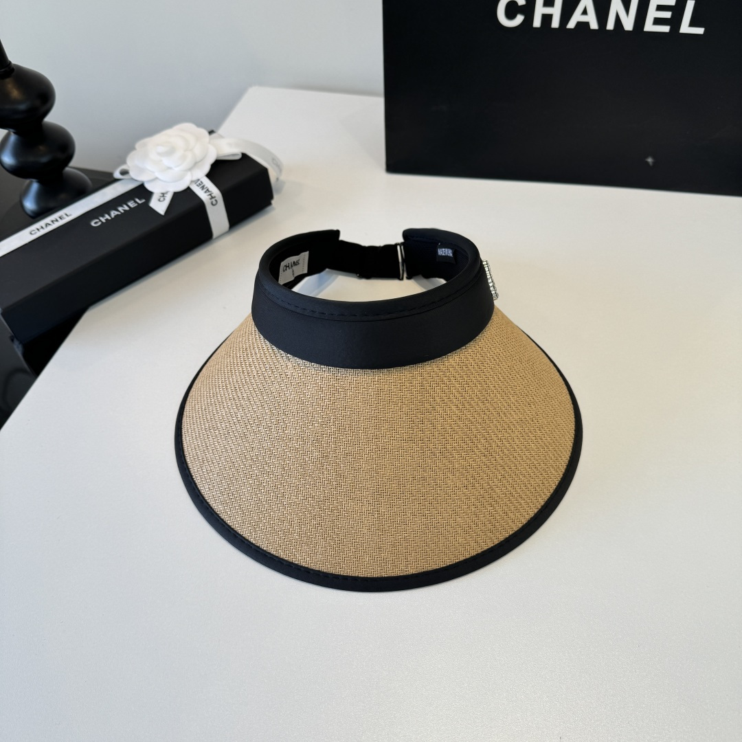 Chanel Chanel香奈儿空顶遮阳帽，发箍，可折叠