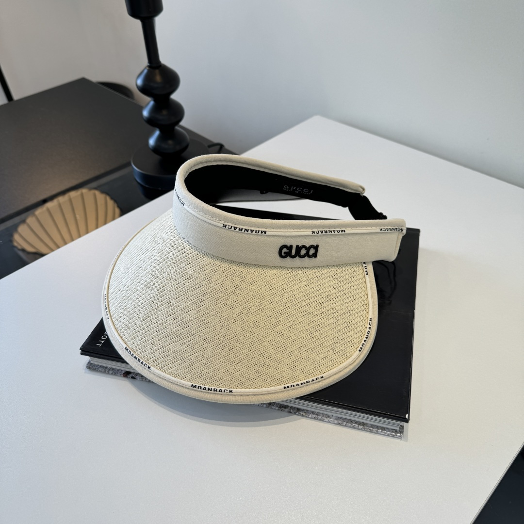 Gucci Gucci古奇 空顶遮阳帽，发箍，可折叠