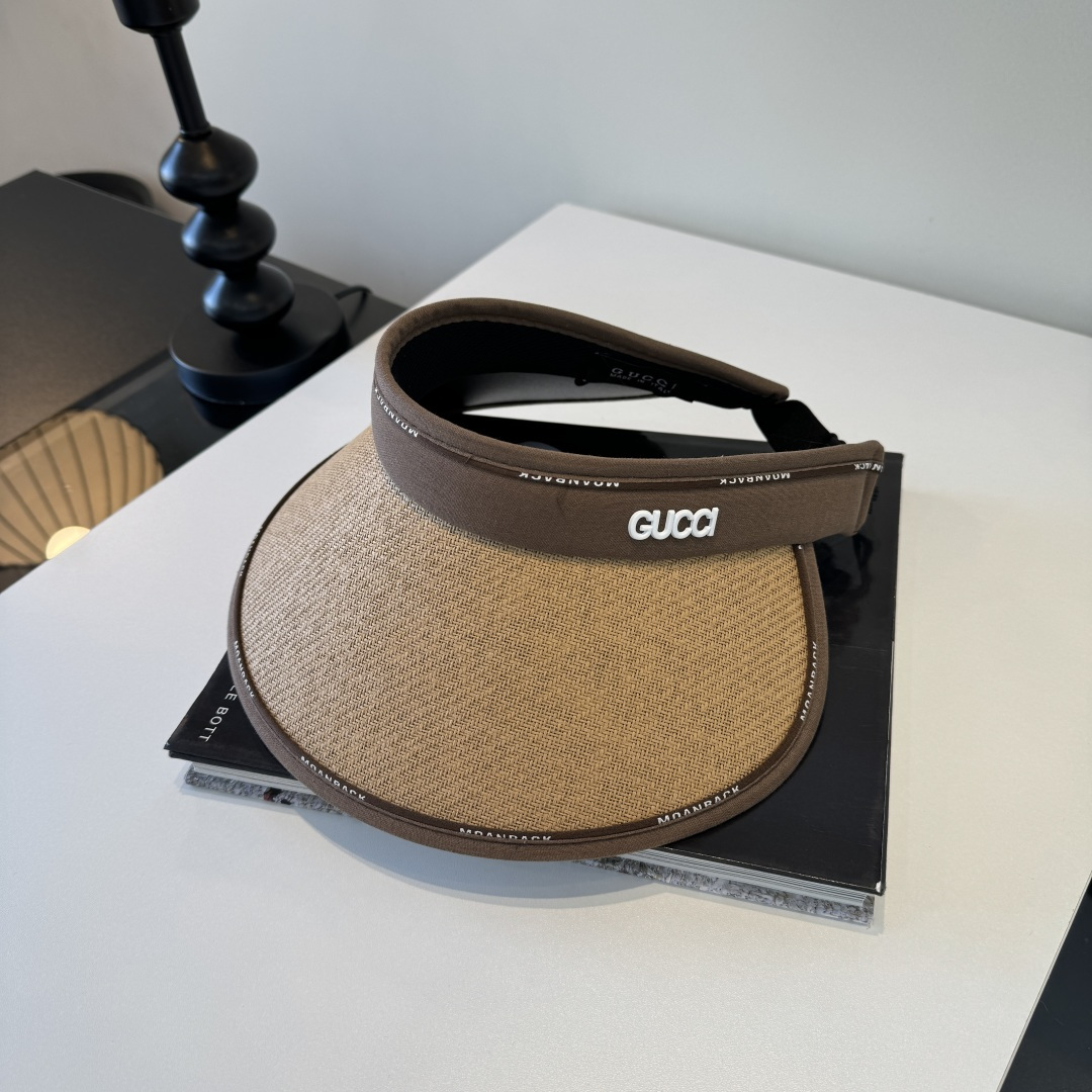 Gucci Gucci古奇 空顶遮阳帽，发箍，可折叠