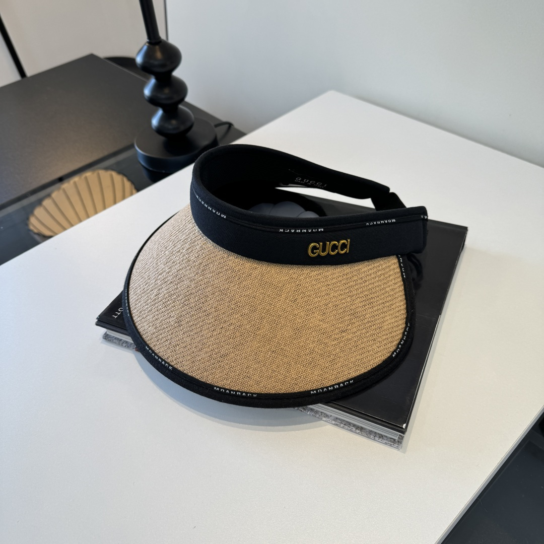 Gucci Gucci古奇 空顶遮阳帽，发箍，可折叠