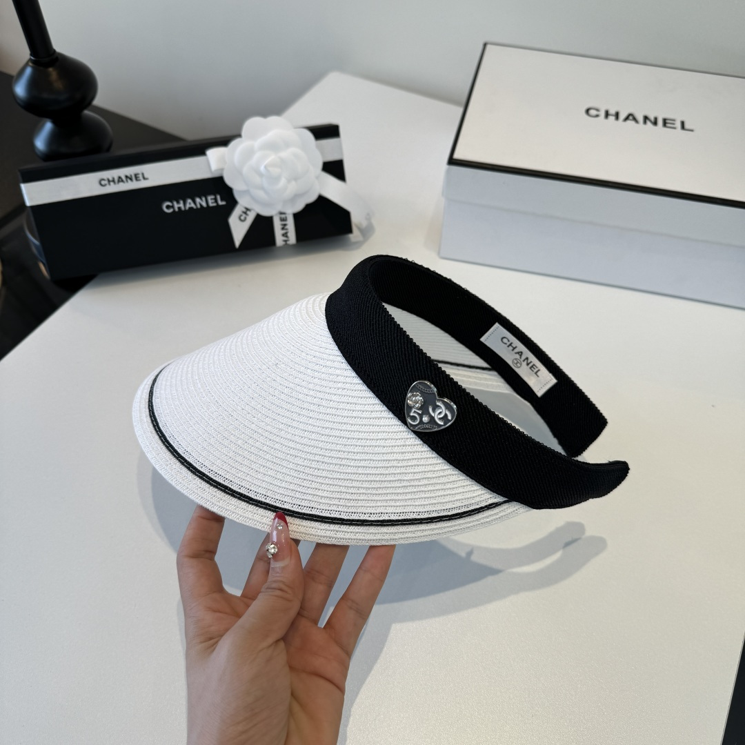 Chanel Chanel香奈儿 空顶遮阳帽，发箍