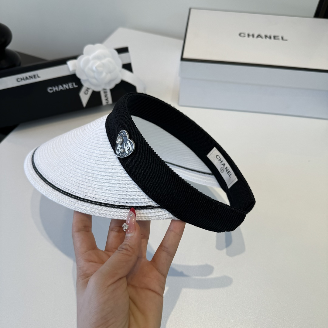 Chanel Chanel香奈儿 空顶遮阳帽，发箍