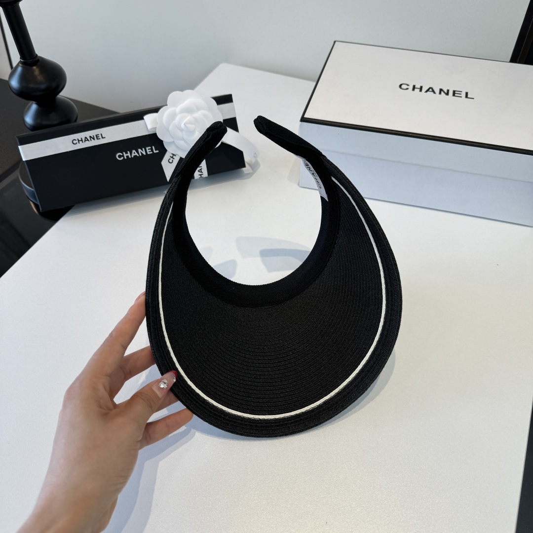 Chanel Chanel香奈儿 空顶遮阳帽，发箍
