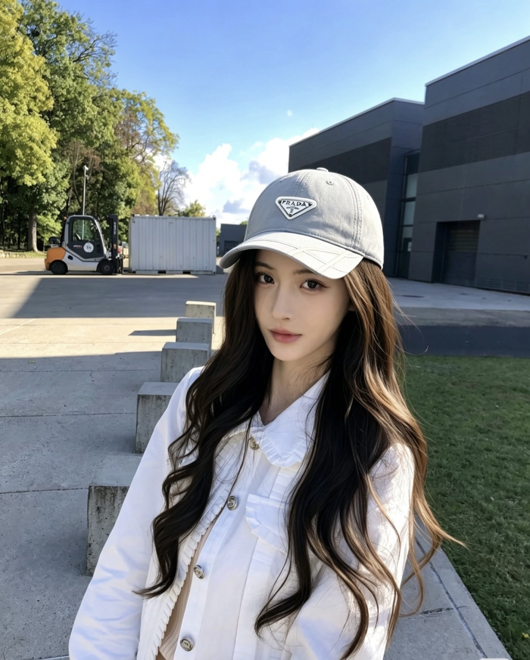 Prada 普拉达PRADA新款鸭舌帽，男女通用