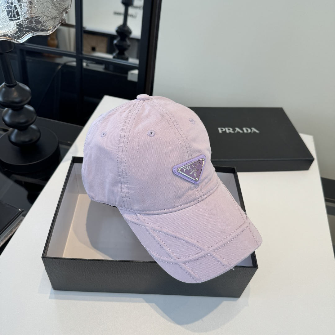 Prada 普拉达PRADA新款鸭舌帽，男女通用