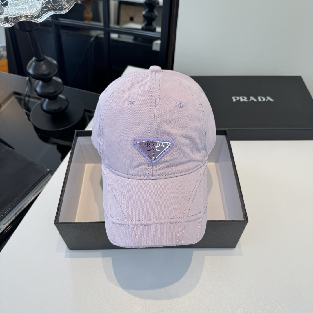 Prada 普拉达PRADA新款鸭舌帽，男女通用