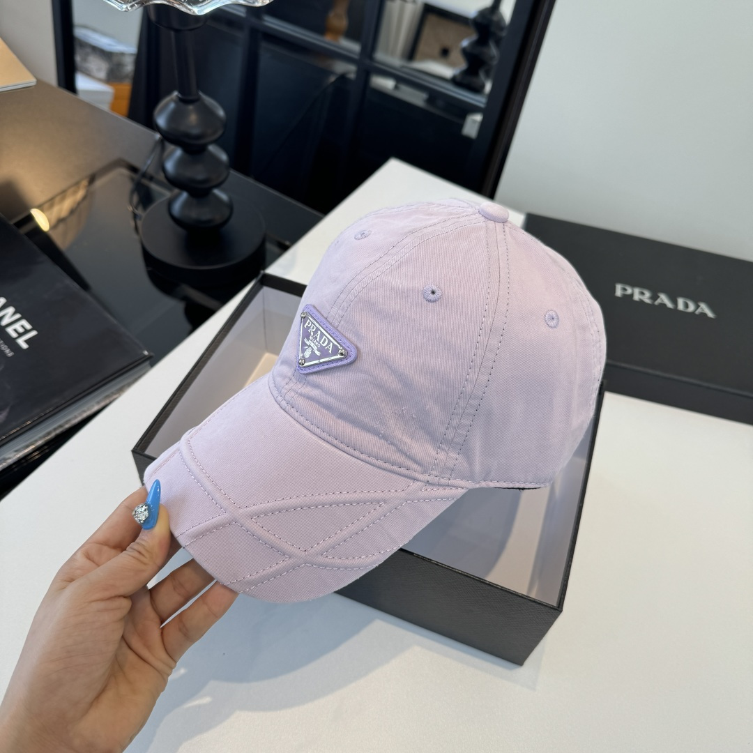 Prada 普拉达PRADA新款鸭舌帽，男女通用