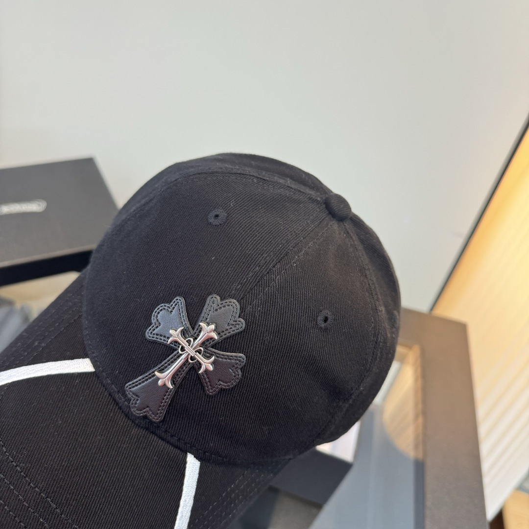 Chrome Hearts 克罗心新款鸭舌帽，男女通用