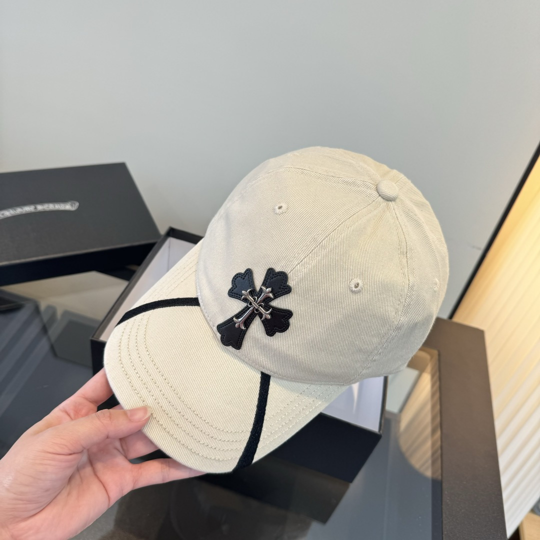 Chrome Hearts 克罗心新款鸭舌帽，男女通用