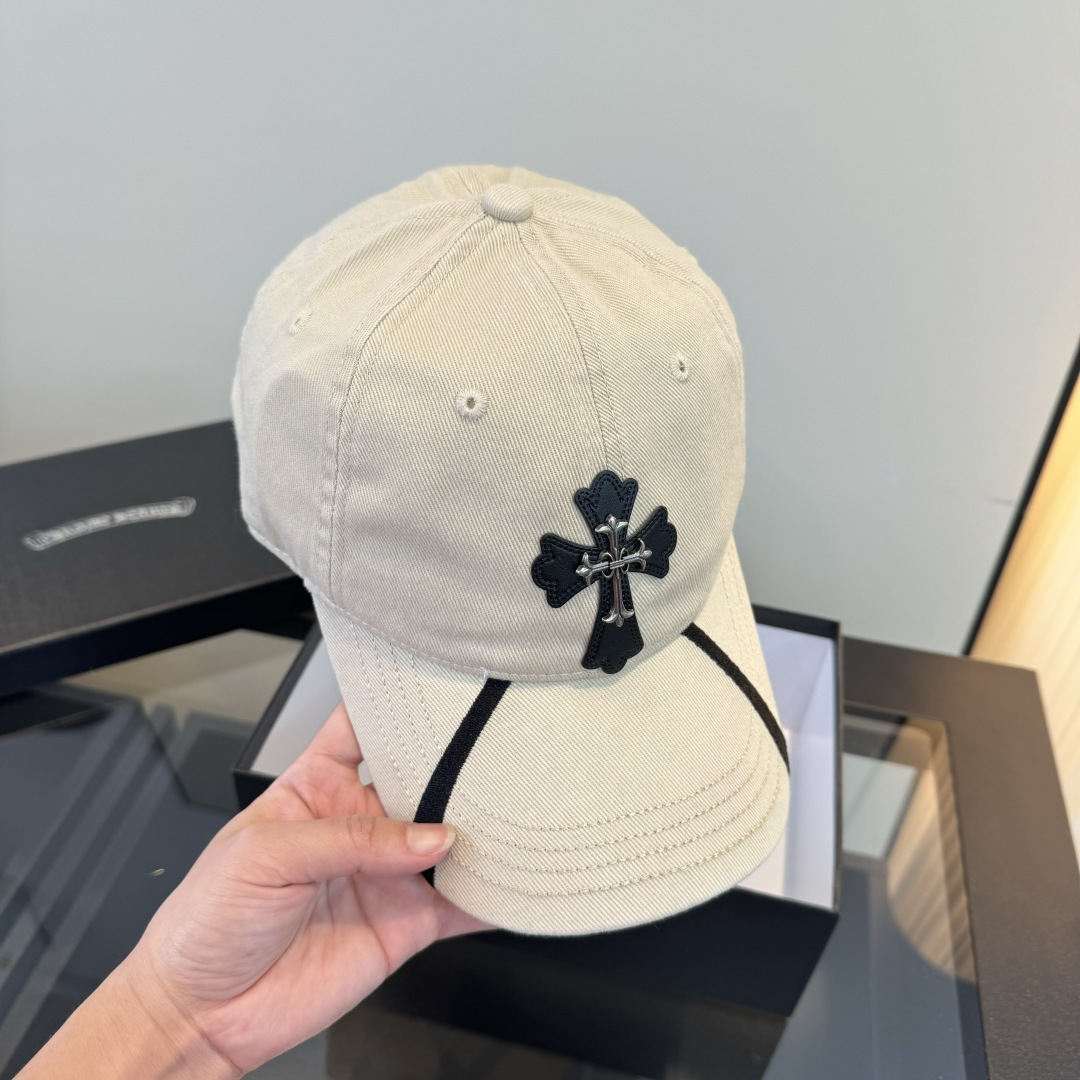 Chrome Hearts 克罗心新款鸭舌帽，男女通用