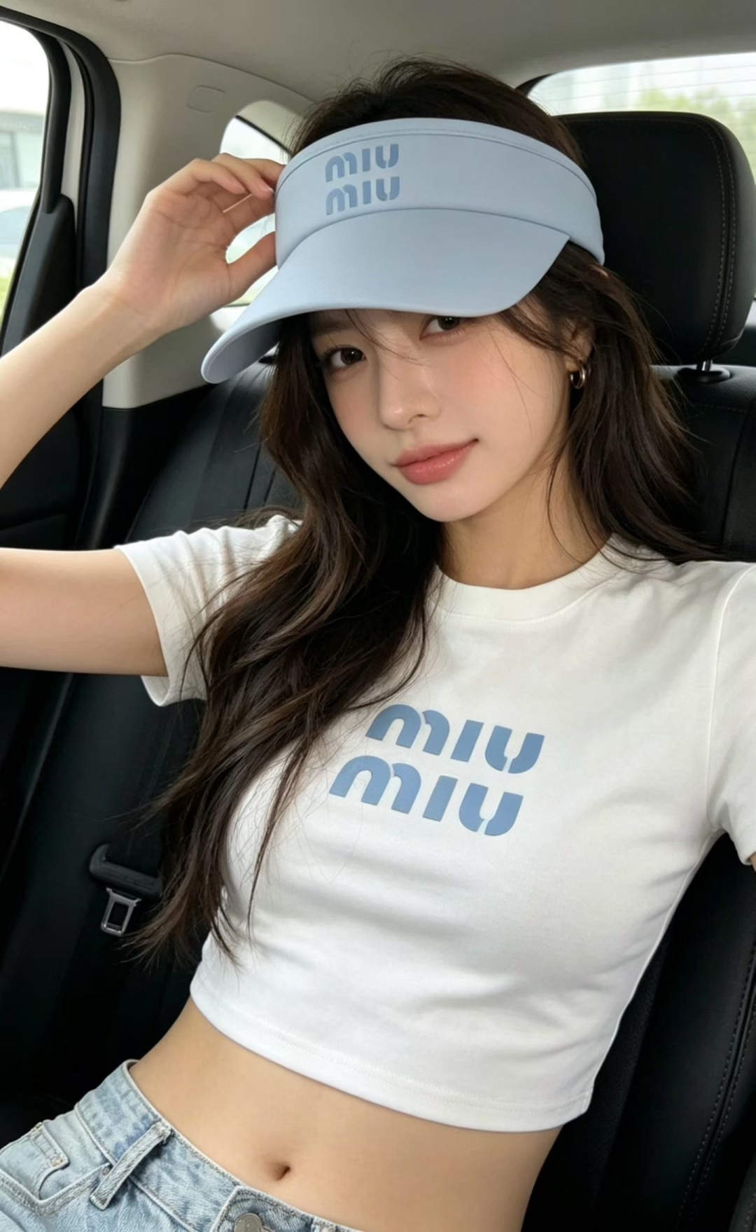 Miu Miu miumiu缪缪遮阳帽