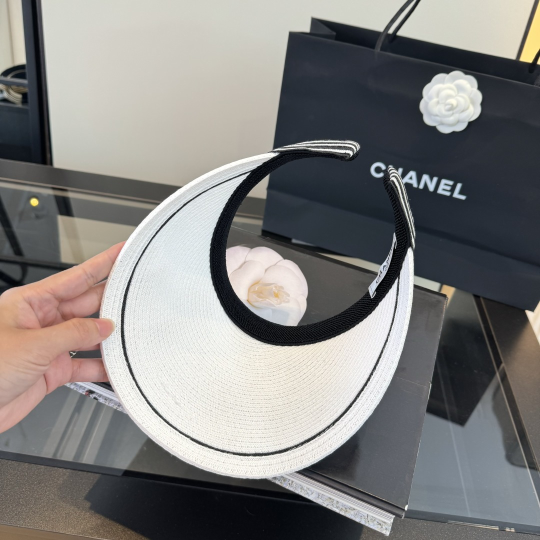 Chanel香奈儿空顶遮阳帽 遮阳发箍