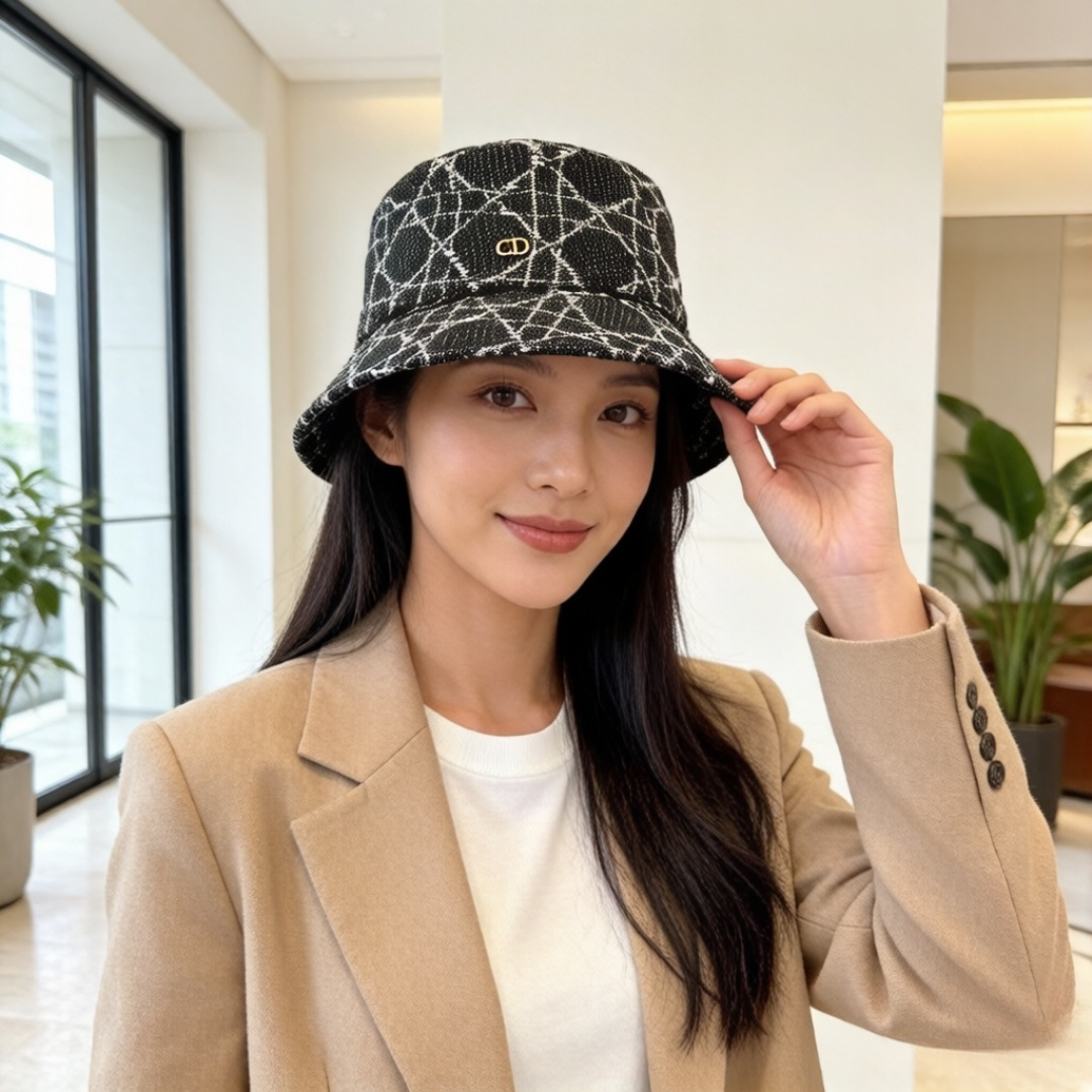 Dior Dior迪奥渔夫帽，头围57cm