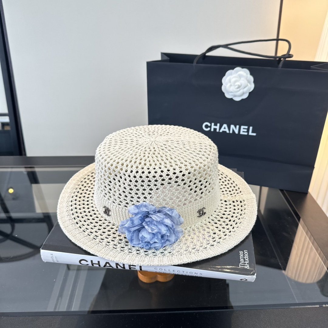 Chanel Chanel香奈儿针织礼帽，头围57cm