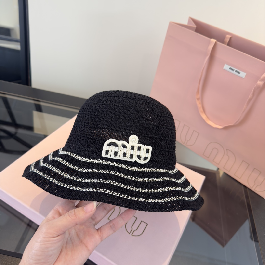 Miu Miu miumiu缪缪针织渔夫帽