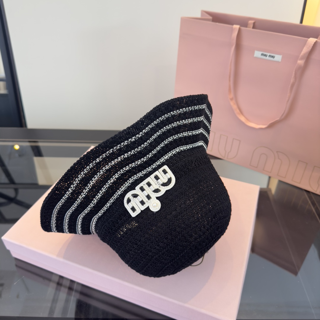 Miu Miu miumiu缪缪针织渔夫帽