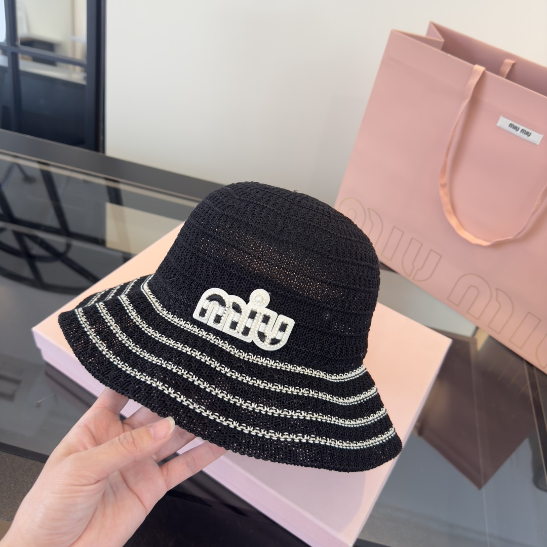 Miu Miu miumiu缪缪针织渔夫帽