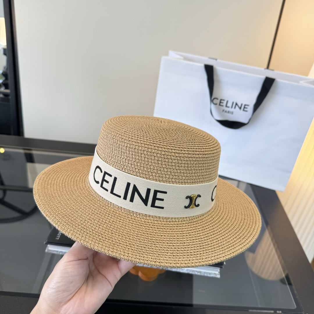 PCeline赛琳草帽，旅游必备，头围57cm