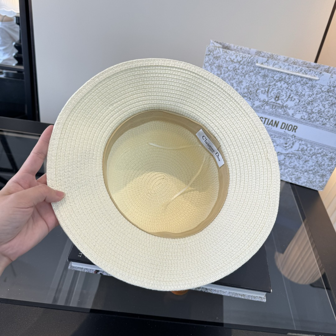 PDior迪奥跑量款桶帽，夏日爆款草帽，头围57cm