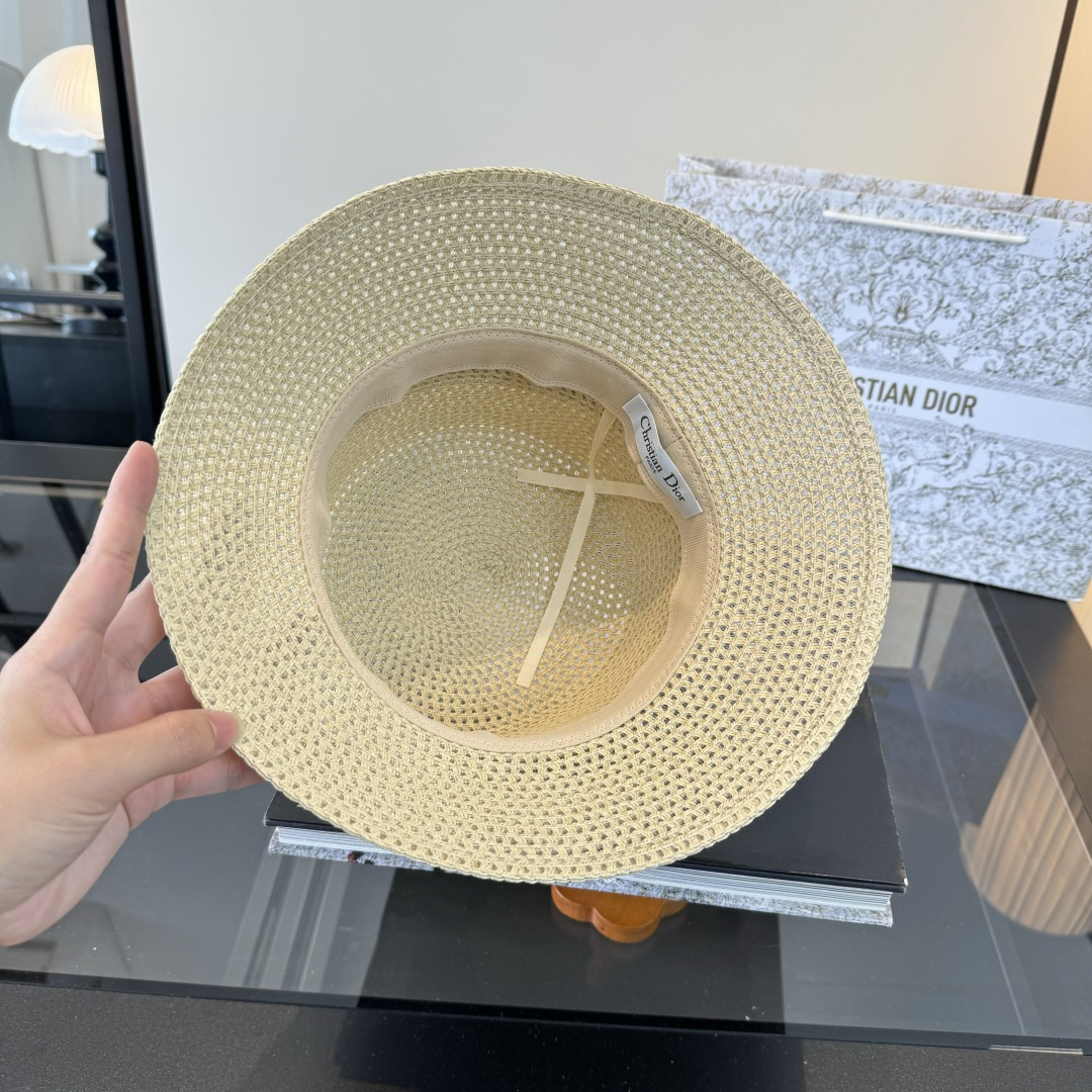 PDior迪奥跑量款桶帽，夏日爆款草帽，头围57cm