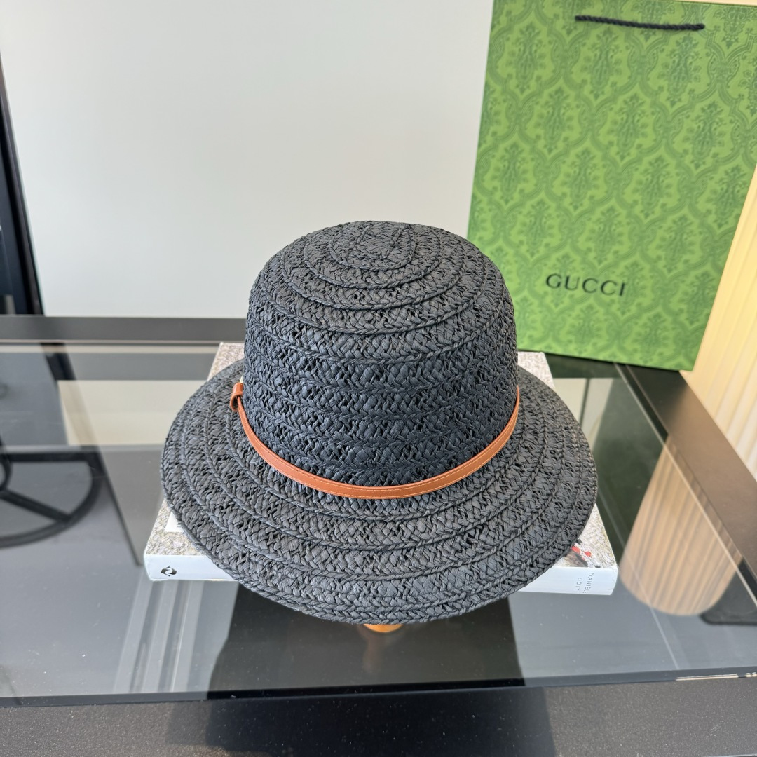 PGucci古奇新款草帽，夏日爆款草帽，头围57cm
