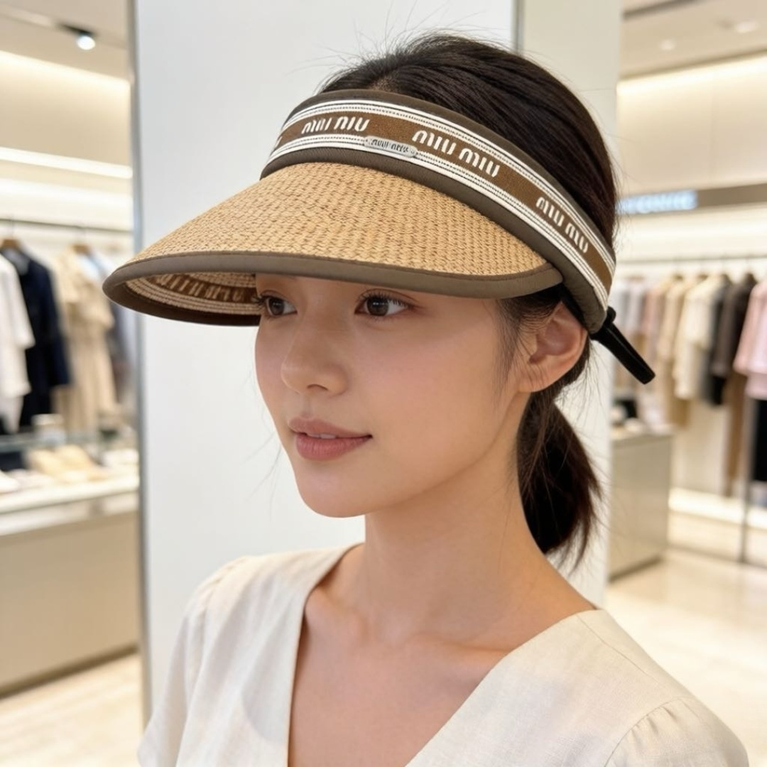NO:949887,miumiu new empty top sun hat hat straw hat fisherman hat baseball cap, hat, miumiu, espadrilles, hats19860909miumiu缪缪新款空顶遮阳帽帽子草帽渔夫帽棒球帽,帽子,miumiu,espadrilles,hats,hat
