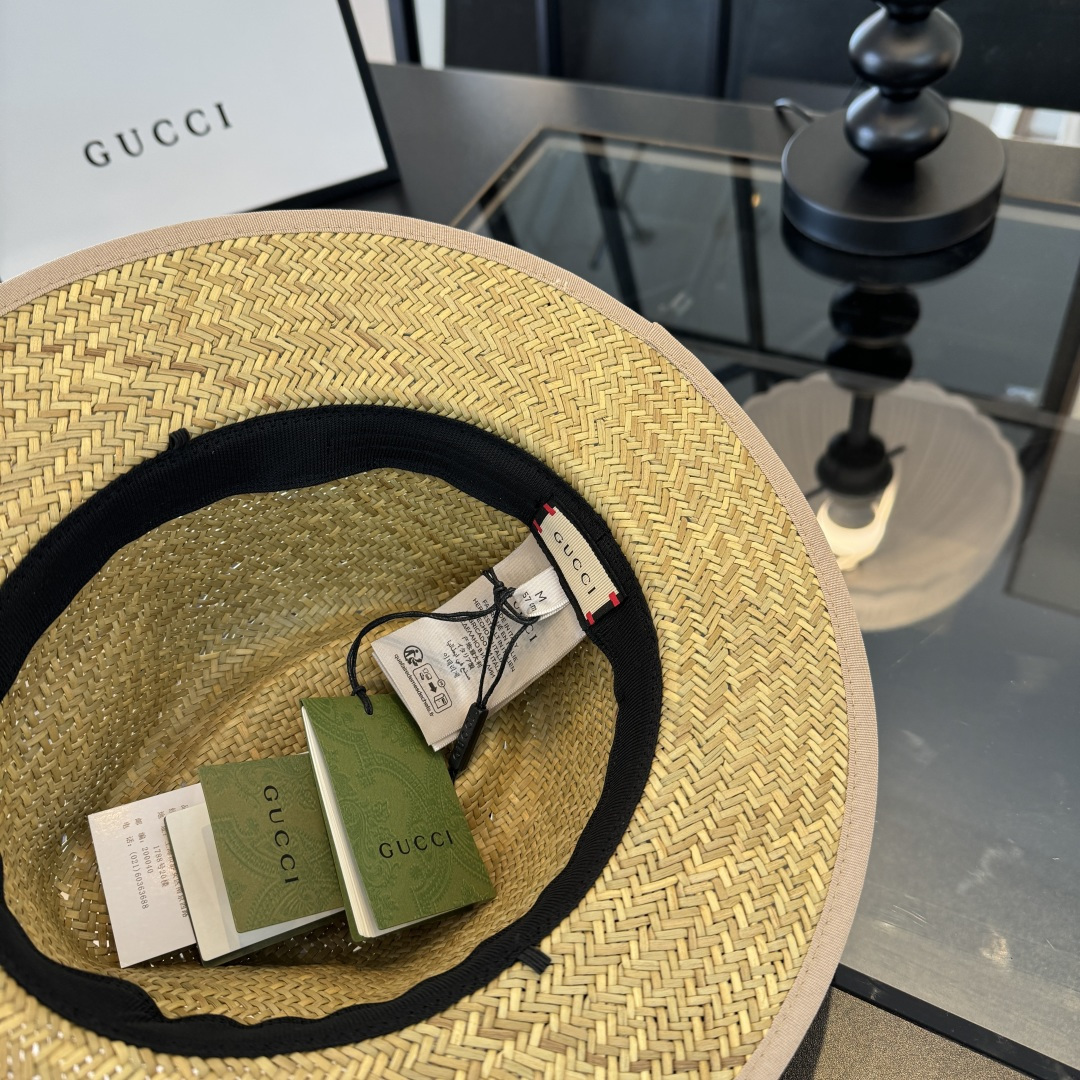 PGucci古奇专柜款草帽，高端定制，内标齐全