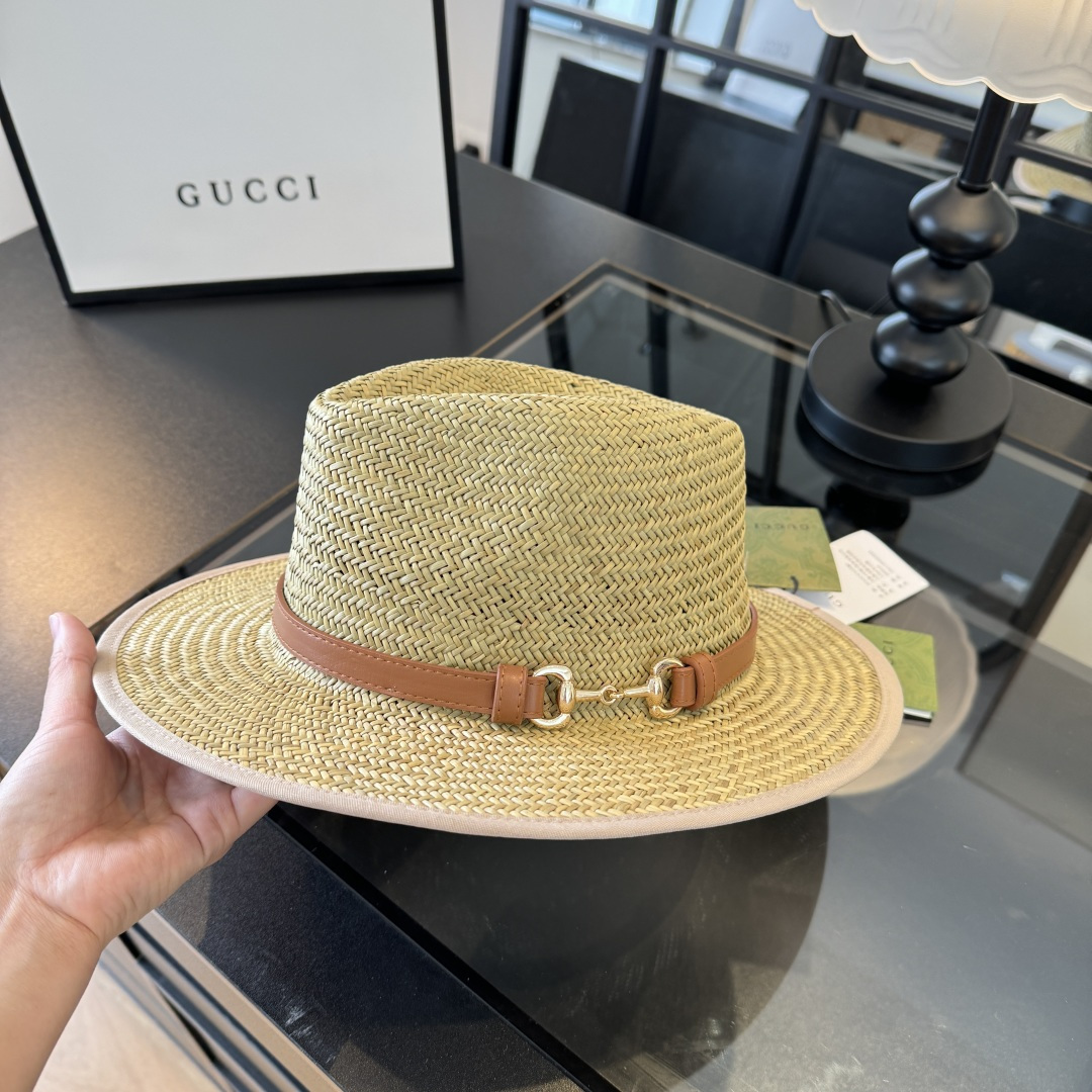 PGucci古奇专柜款草帽，高端定制，内标齐全