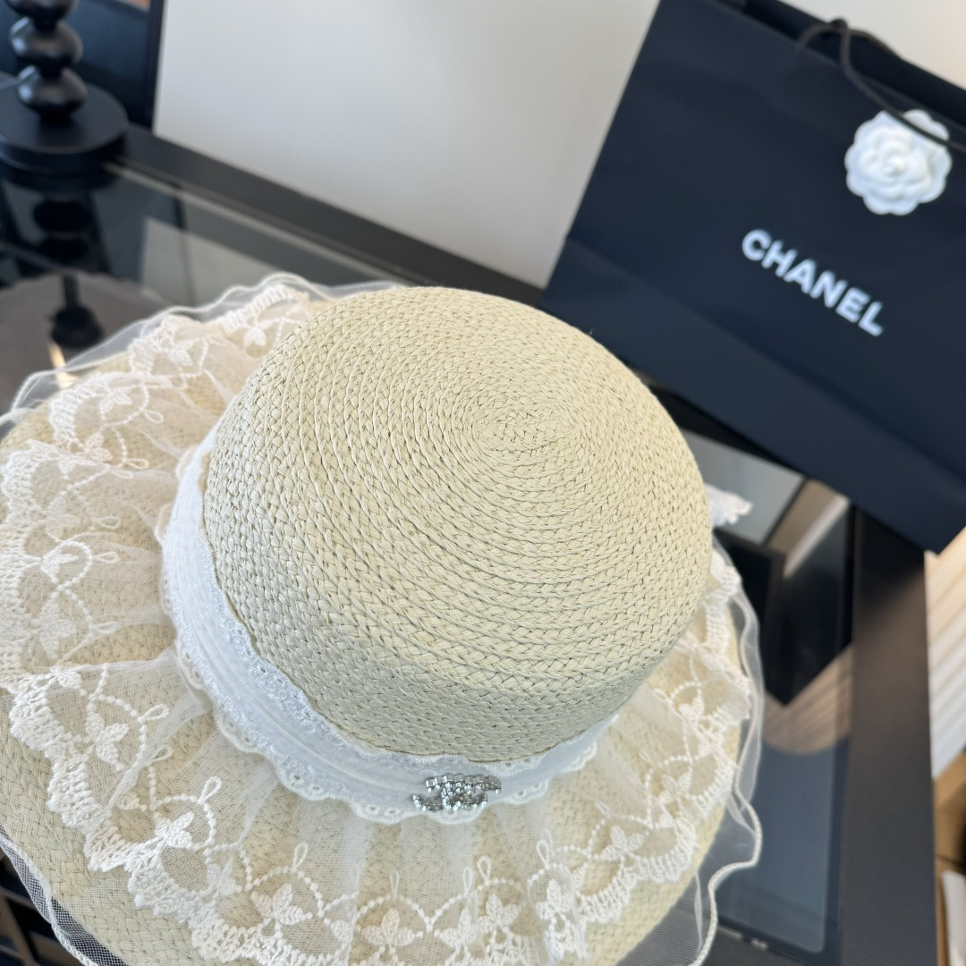 PChanel香奈儿夏日草帽，头围57cm