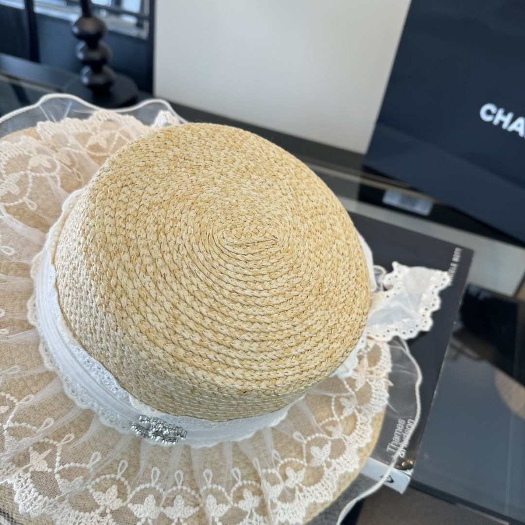 PChanel香奈儿夏日草帽，头围57cm