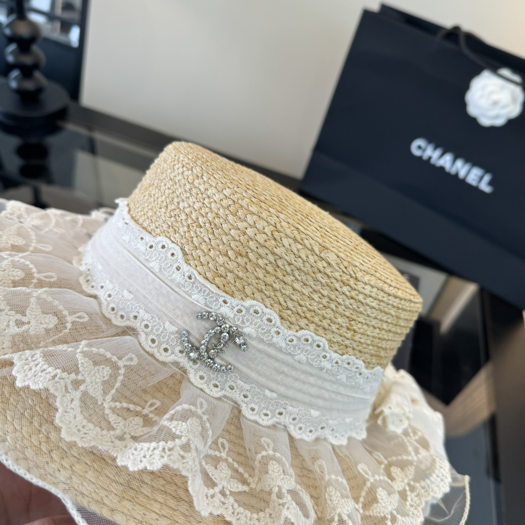 PChanel香奈儿夏日草帽，头围57cm