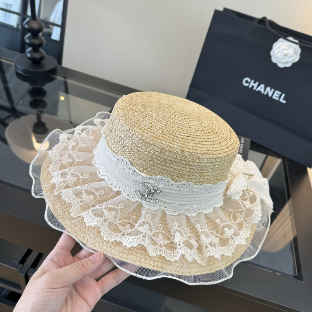PChanel香奈儿夏日草帽，头围57cm