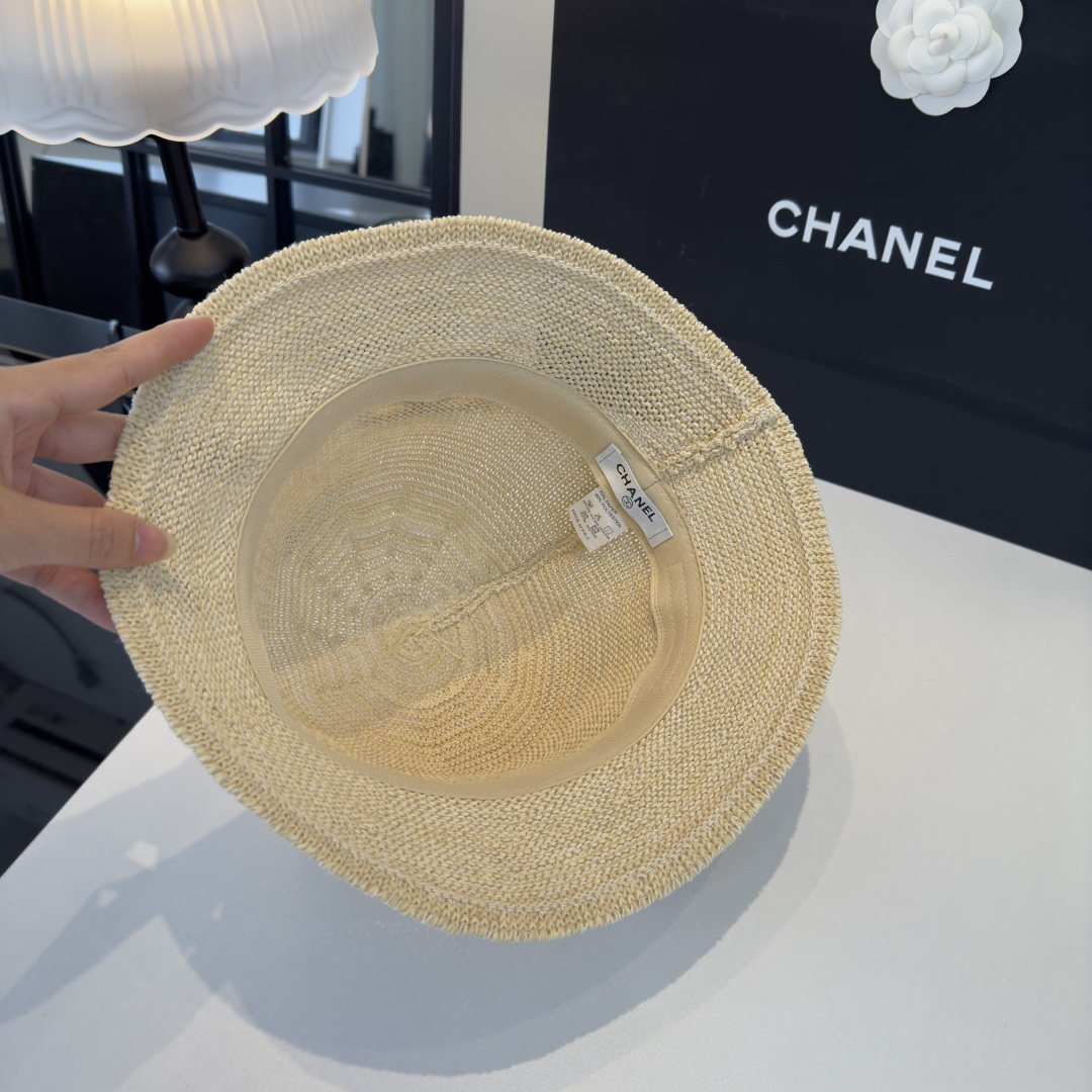 P Chanel香奈儿针织渔夫帽，名媛风