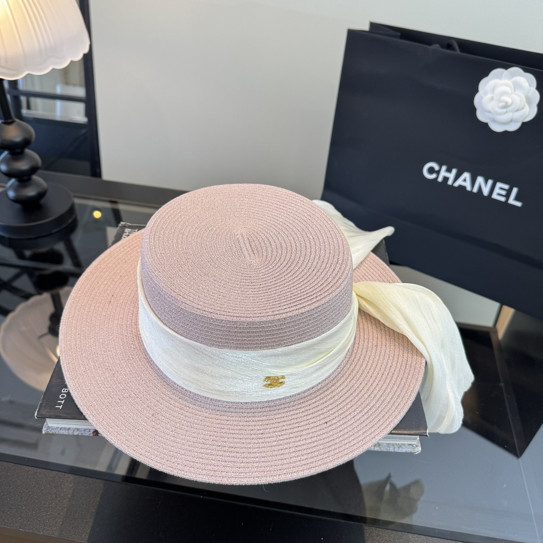 P Chanel香奈儿新款平顶礼帽，高级定制，头围57cm