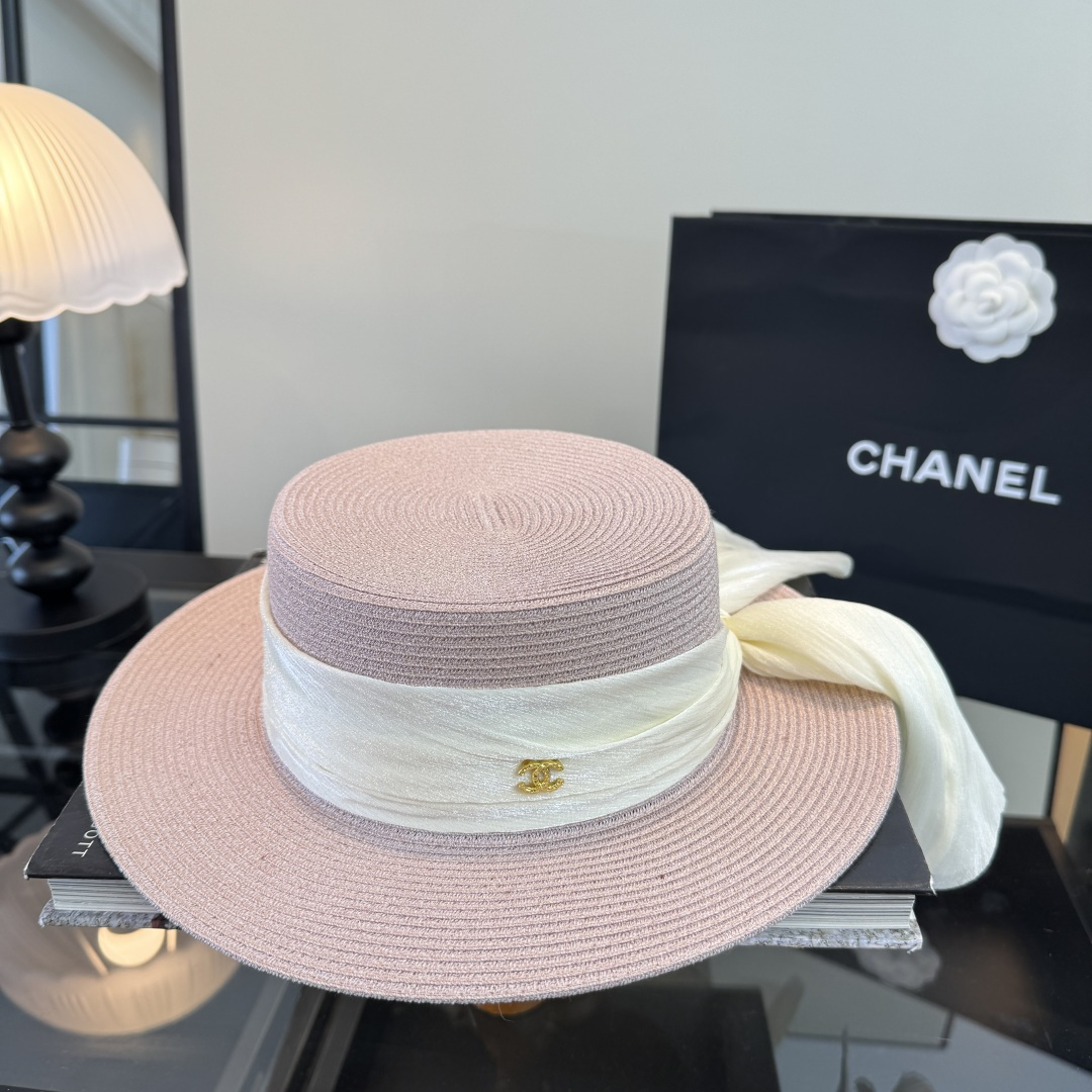 P Chanel香奈儿新款平顶礼帽，高级定制，头围57cm