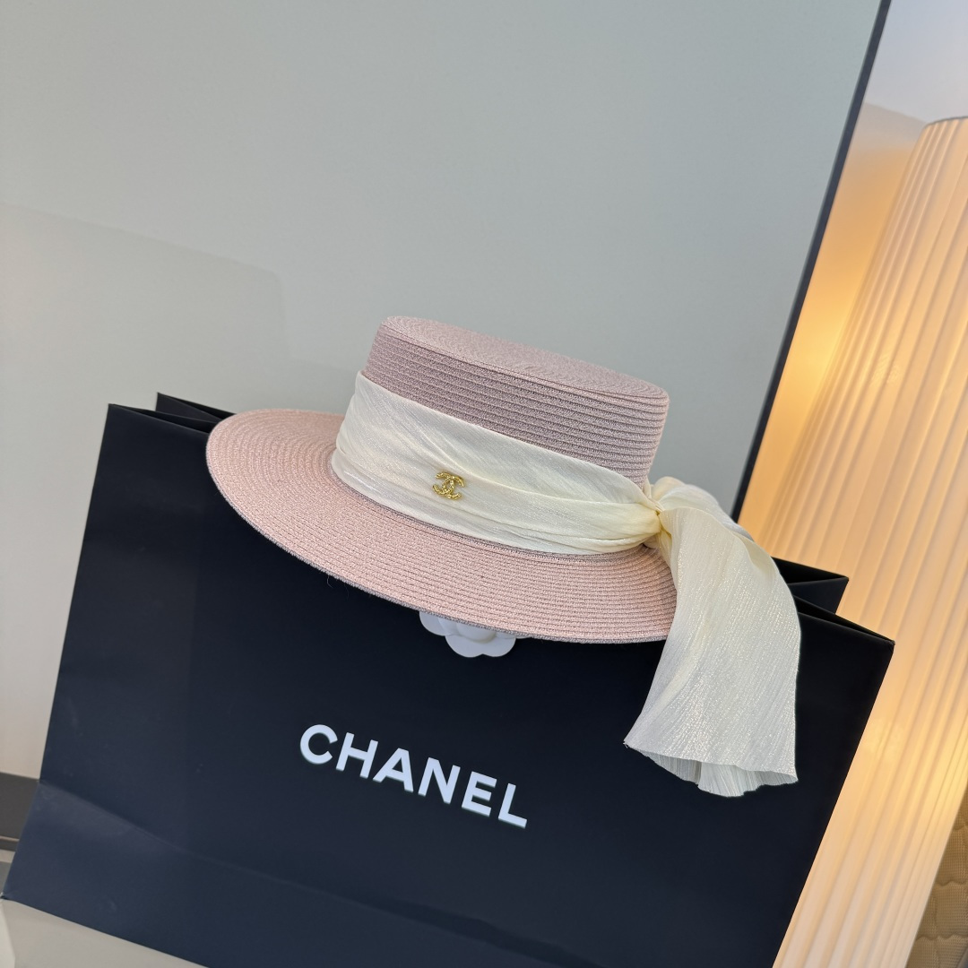 P Chanel香奈儿新款平顶礼帽，高级定制，头围57cm