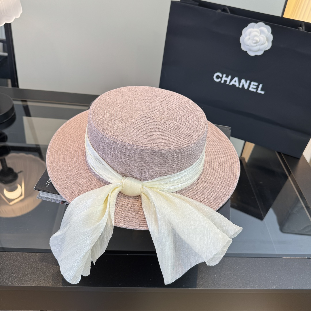 P Chanel香奈儿新款平顶礼帽，高级定制，头围57cm