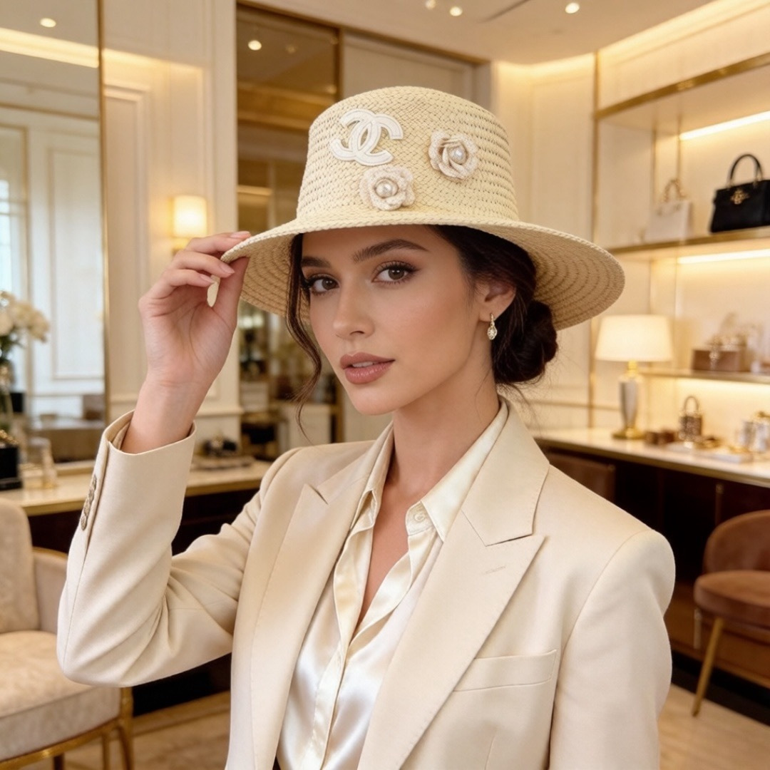 P Chanel香奈儿礼帽