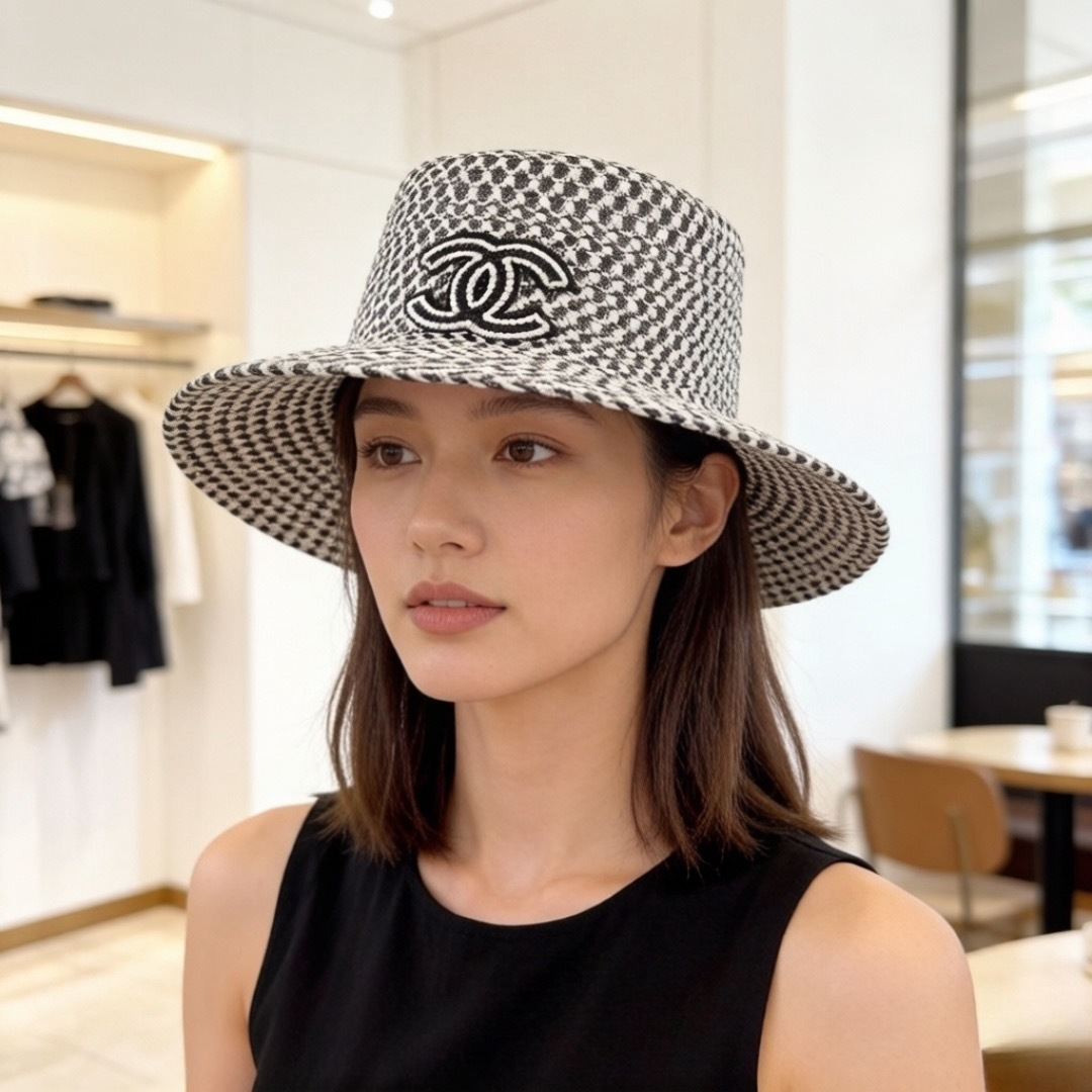 P Chanel香奈儿平顶礼帽