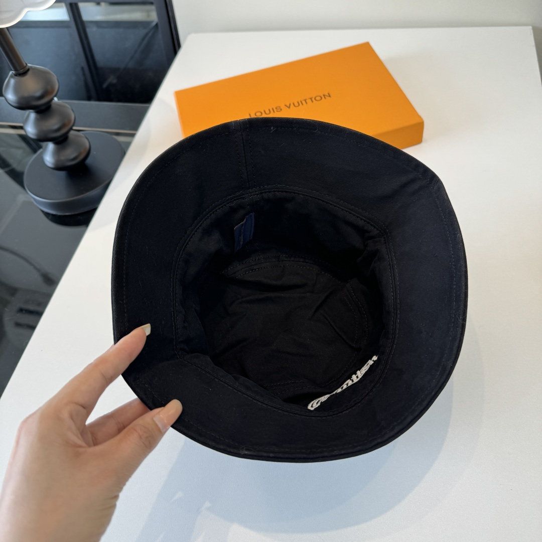 LV Graffiti Monogram Denim Bucket Hat