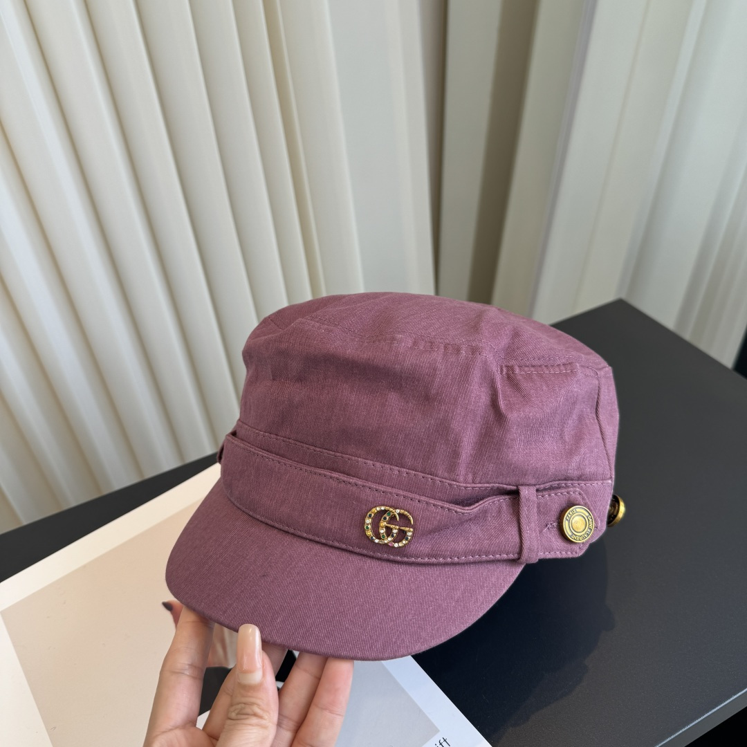 P Gucci古奇新款军帽