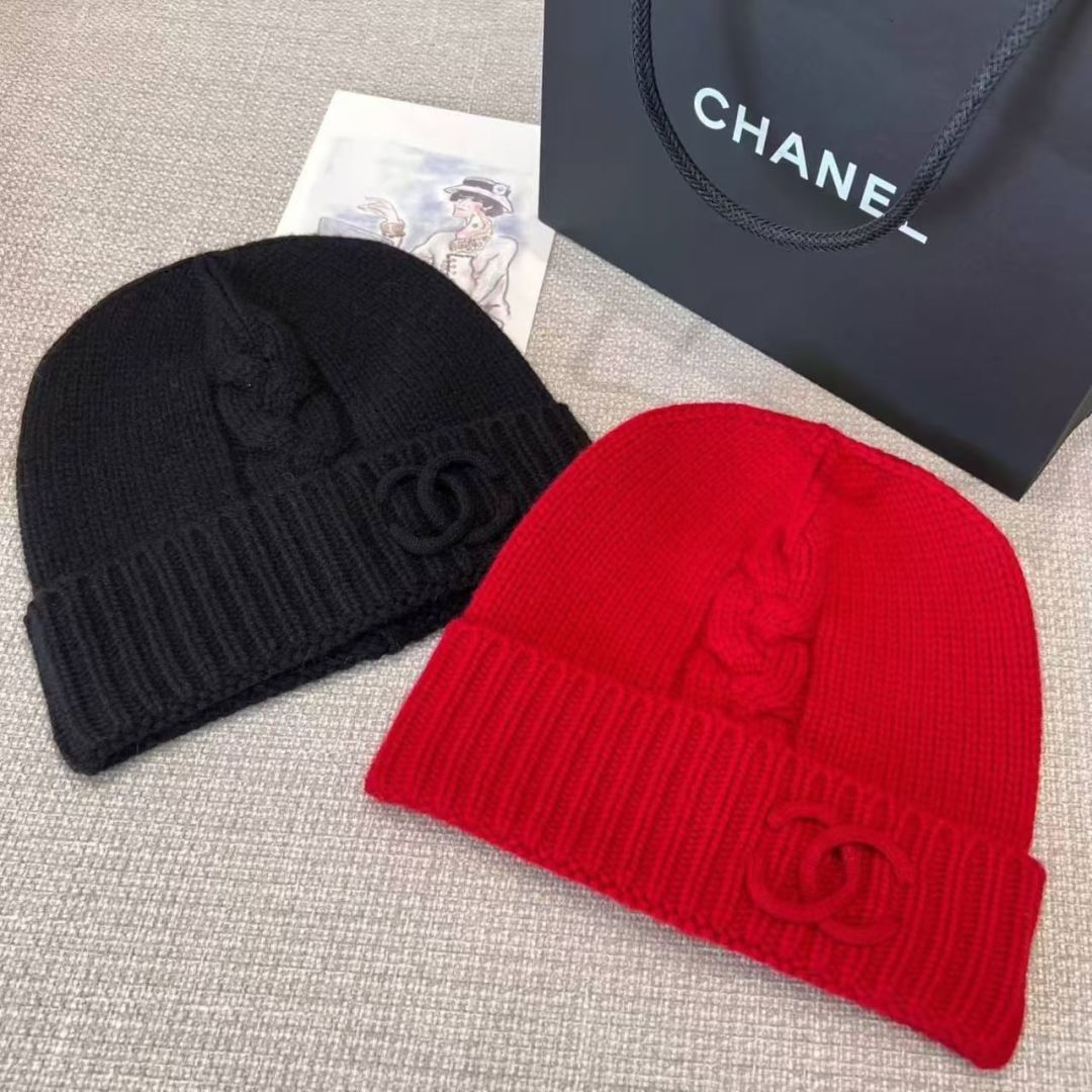P Chanel香奈儿新款针织毛线帽，男女通用款