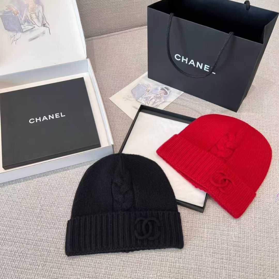 P Chanel香奈儿新款针织毛线帽，男女通用款