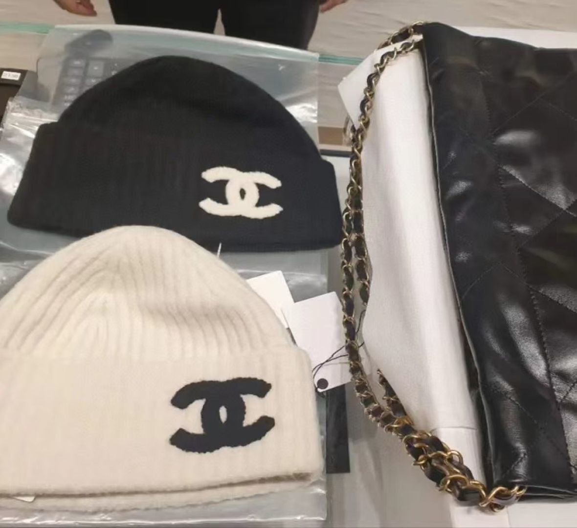 P Chanel香奈儿新款针织毛线帽，男女通用款