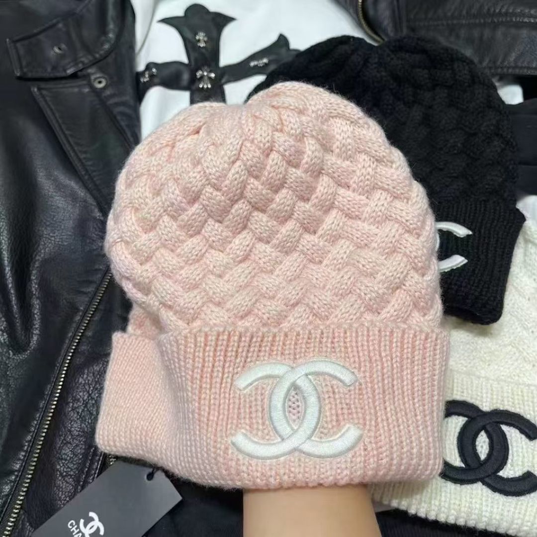 P Chanel香奈儿新款针织毛线帽，男女通用款