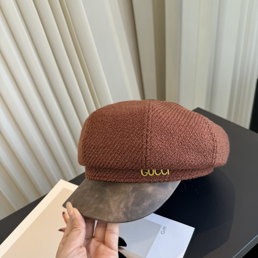 P Gucci古奇新款军帽