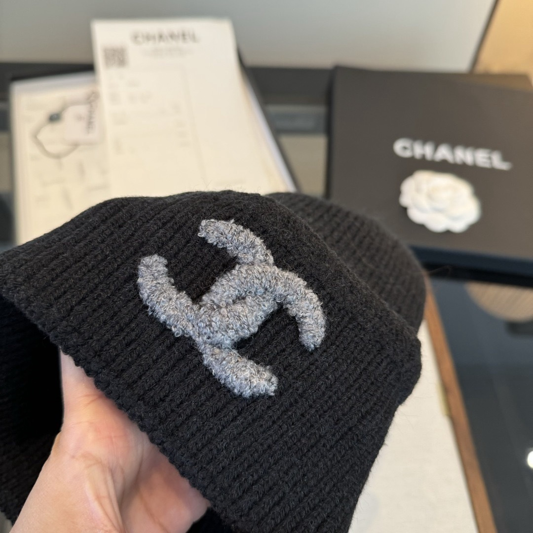 P Chanel香奈儿新款毛线帽